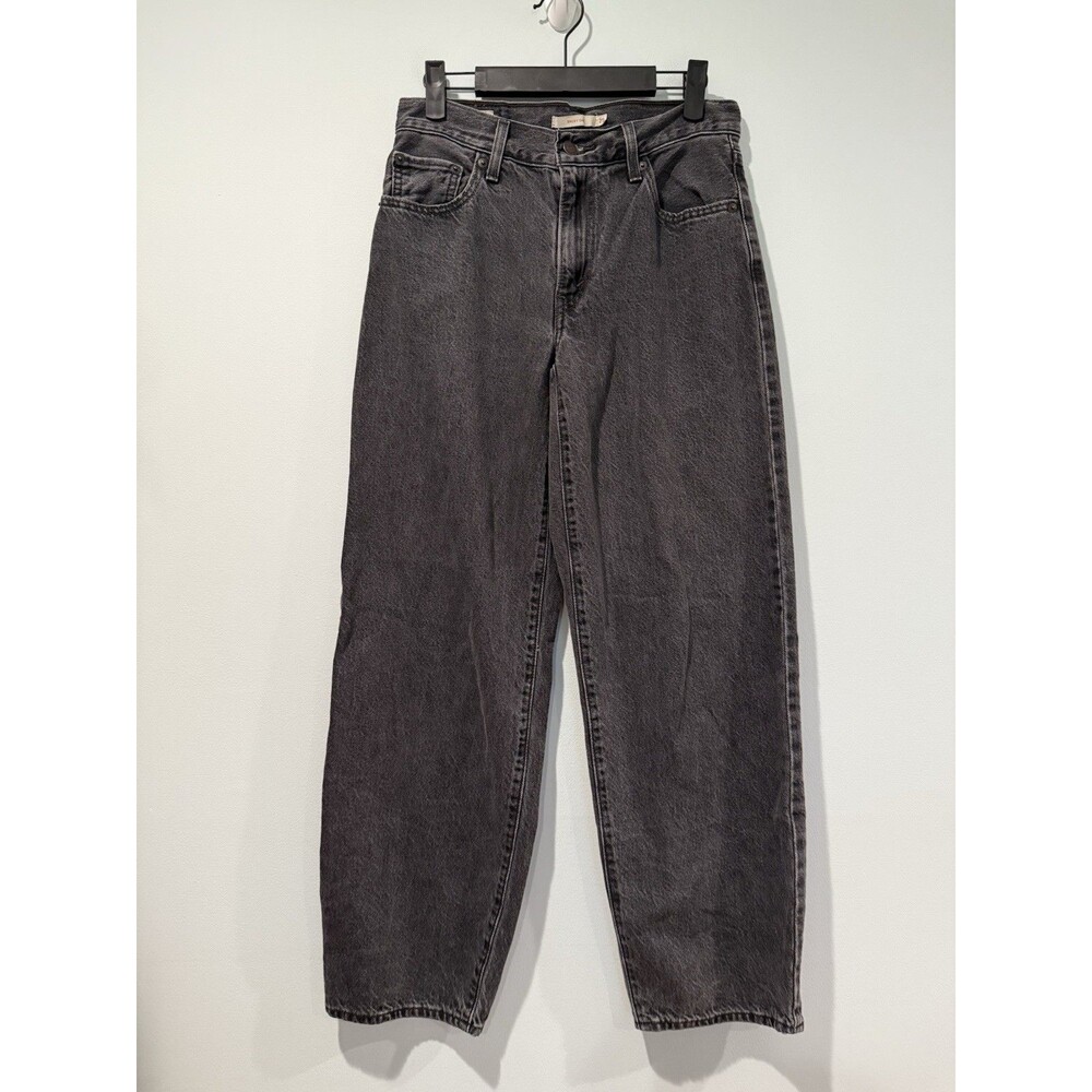 Levis Baggy Dad Jeans Womens 28** Wide Leg 100% Cotton Travel Vacation Minimal